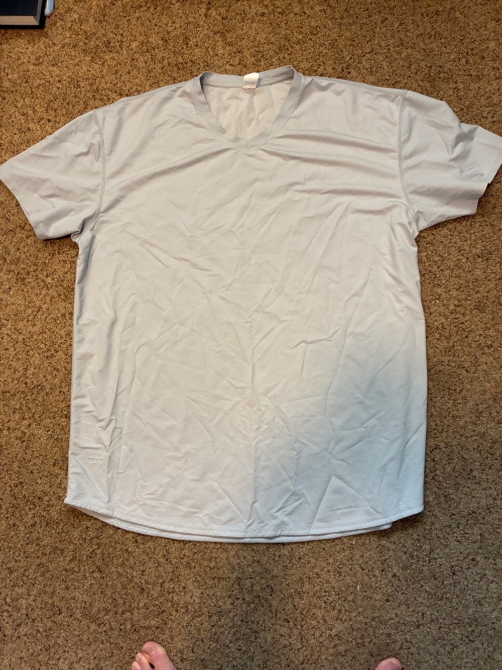 BYLT Basics Light Blue V-Neck Short Sleeve Tee